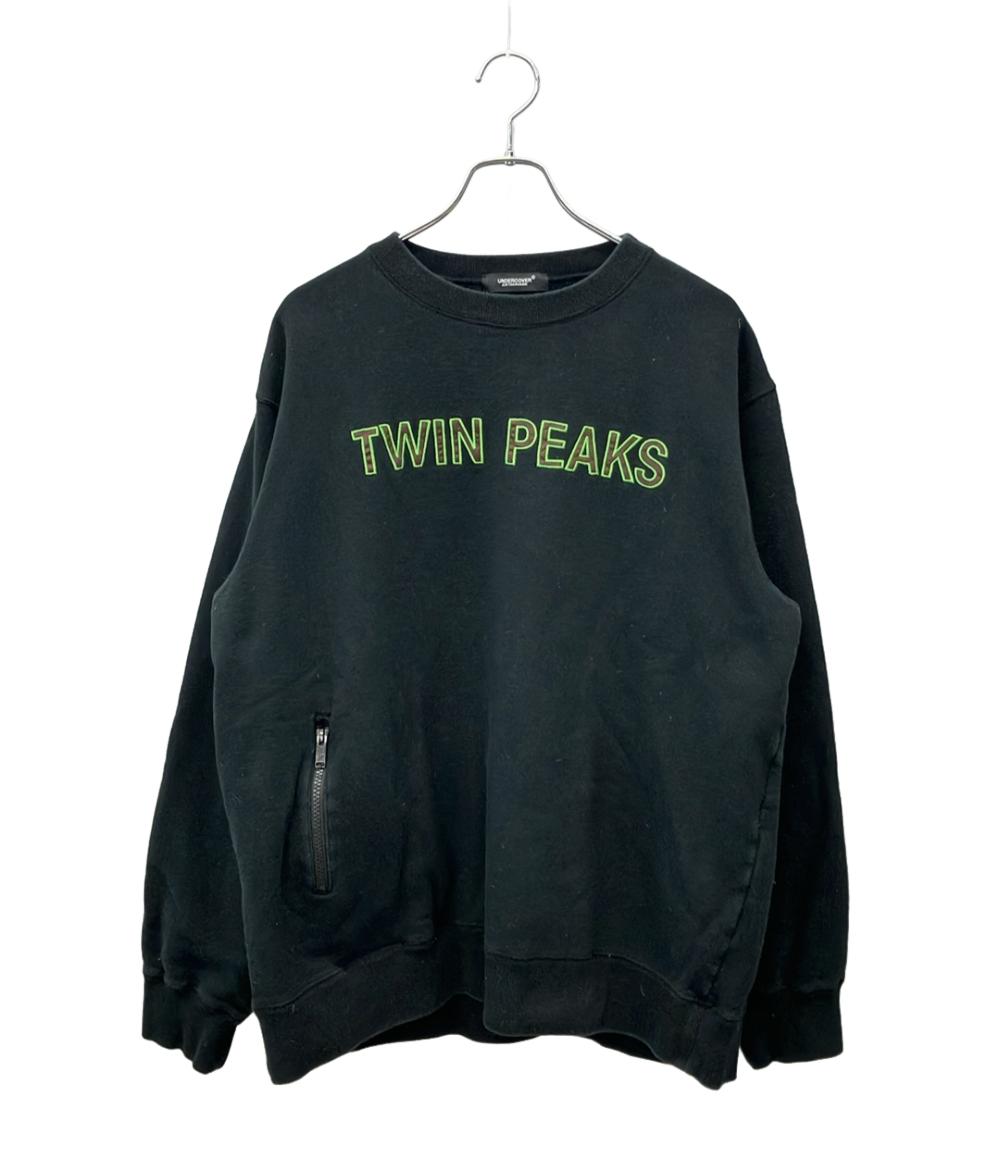 UNDERCOVER TWINPEAKS スウェット ×TWINPEAKS 長袖 コットン ブラック