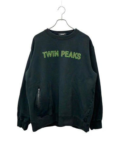 UNDERCOVER TWINPEAKS スウェット ×TWINPEAKS  長袖 コットン ブラック  24AW UC2D4802-1 メンズ SIZE 5 (XL) アンダーカバー ツインピークス