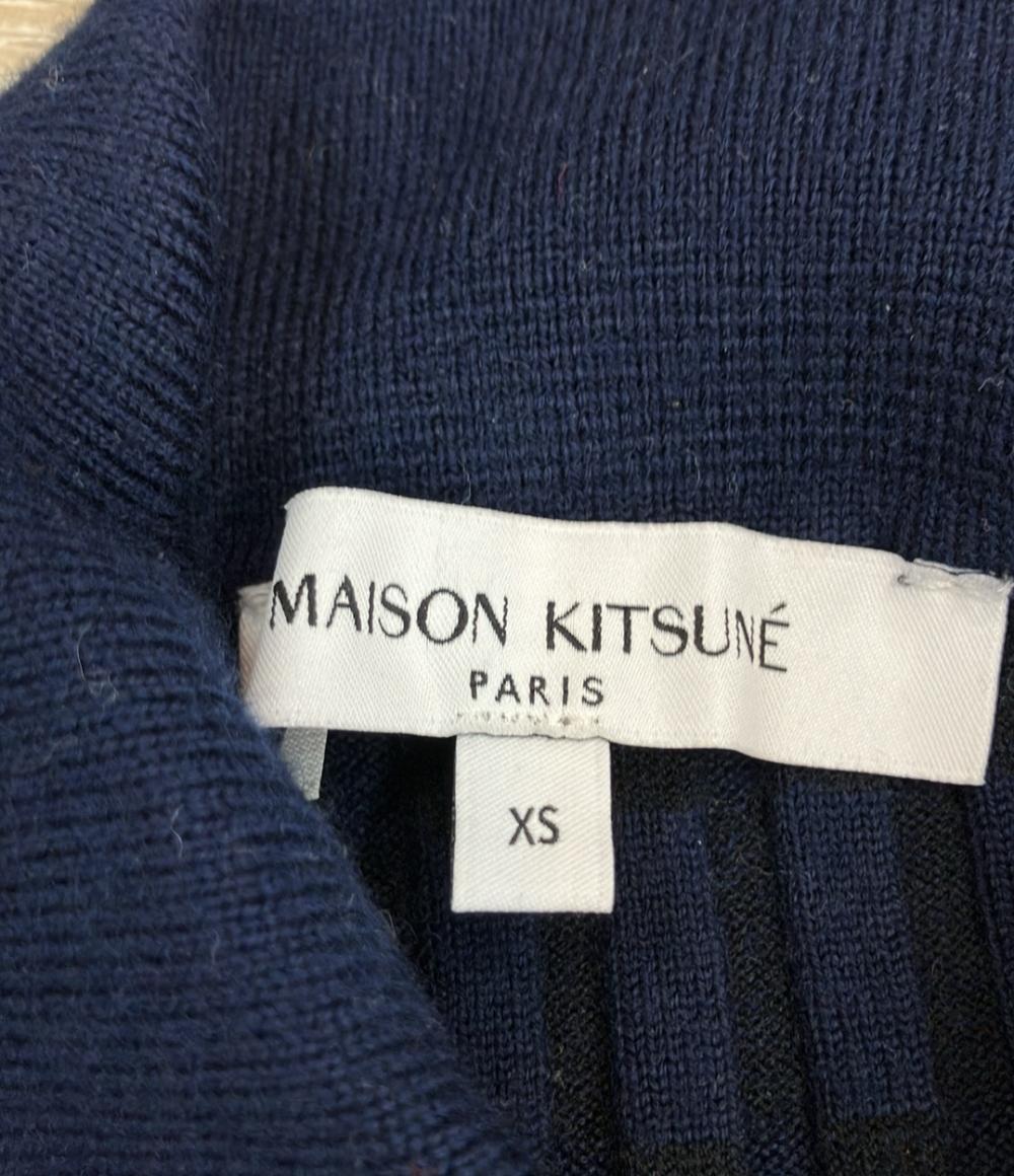 メゾンキツネ 長袖カーディガン FOX RIBBED NW00412KF0003 レディース SIZE XS MAISON KITSUNE MAISON KITSUNE 長袖カーディガン FOX RIBBED NW00412KF0003