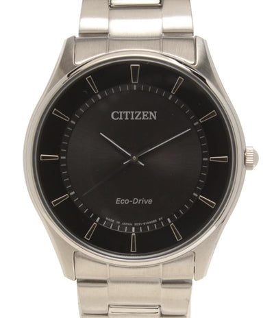 美品 CITIZEN 腕時計 コレクション クオーツ ブラック E031-S103720 メンズ シチズン