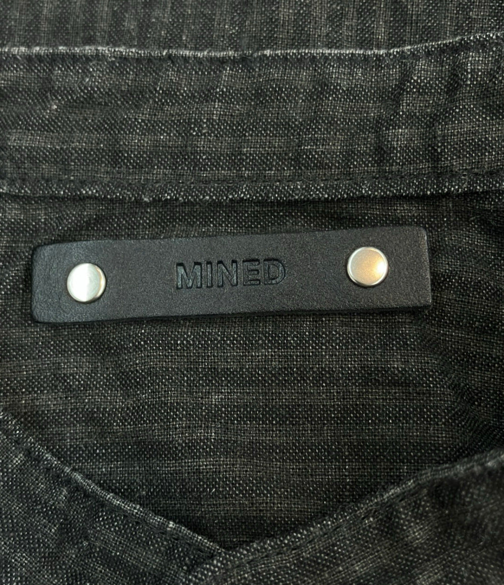 MINEDENIM 長袖シャツ バンドカラー メンズ SIZE 2 (L) マインデニム