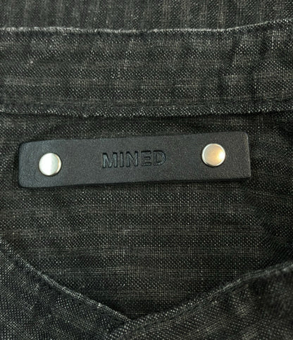 MINEDENIM 長袖シャツ バンドカラー メンズ SIZE 2 (L) マインデニム