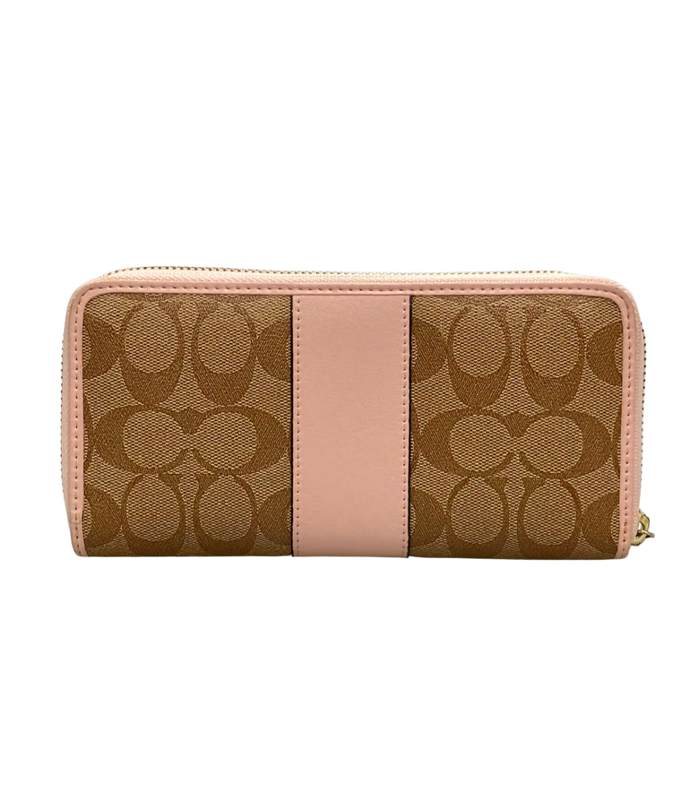 COACH ラウンドファスナー長財布 シグネチャー F54630 レディース コーチ