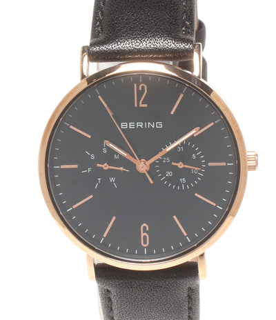 BERING 腕時計 クオーツ ブラック 14236-166 レディース メンズ ベーリング