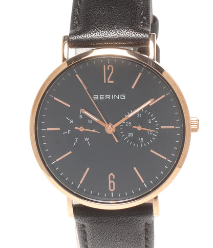 BERING 腕時計 クオーツ ブラック 14236-166 レディース メンズ ベーリング