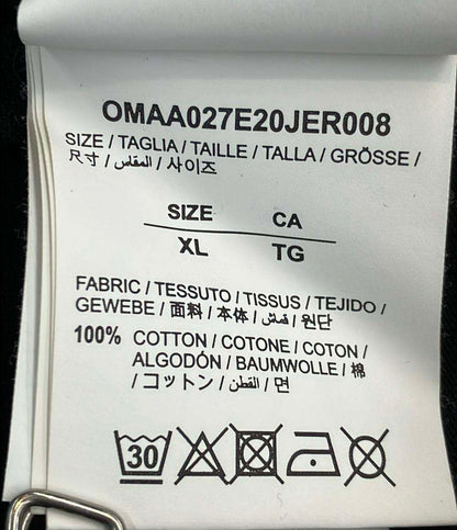 OFF-WHITE 半袖Tシャツ カラヴァッジョ OMAA027E20JER008 メンズ SIZE XL オフホワイト