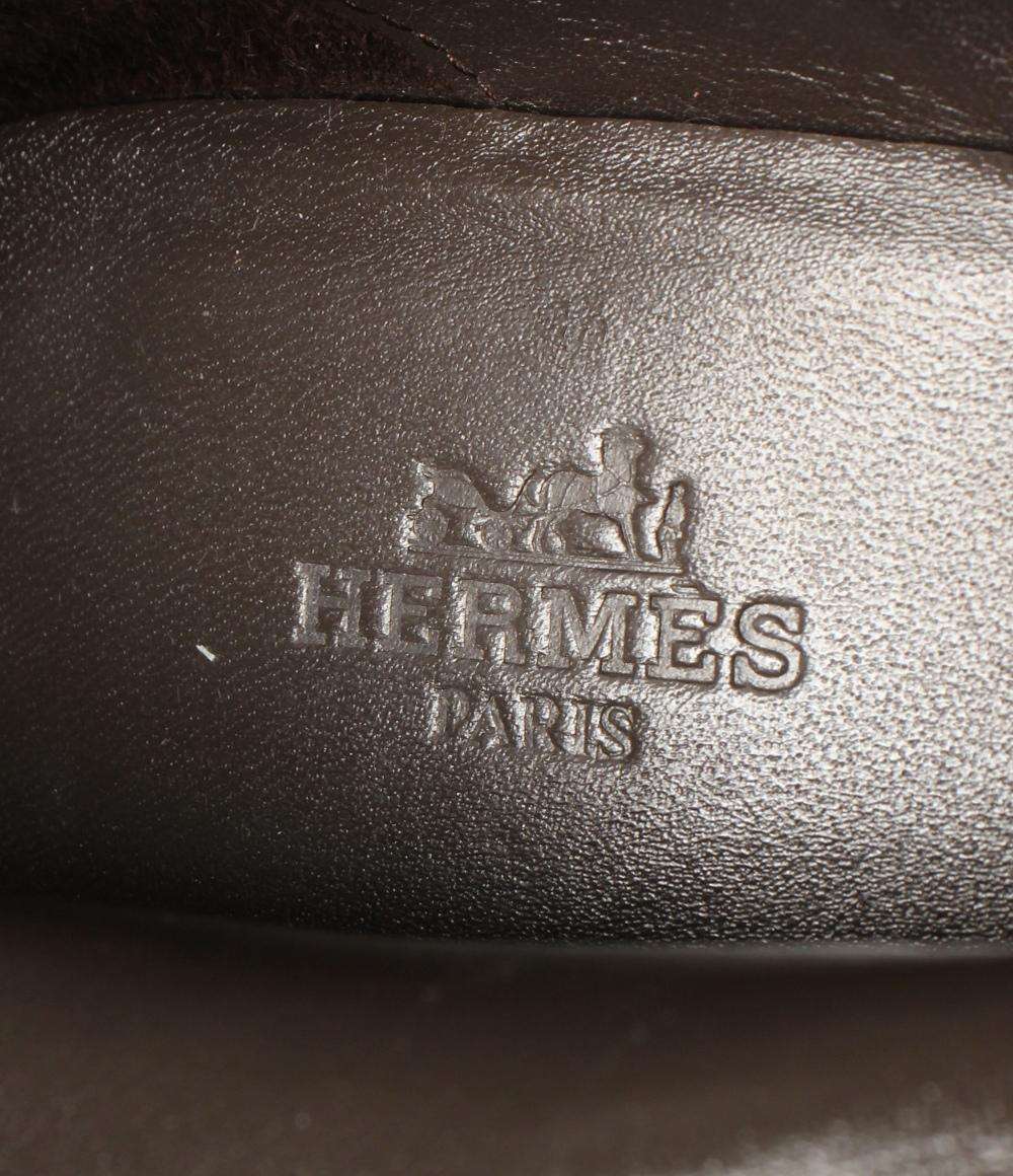 HERMES ショートブーツ スエード ジングル55 レディース SIZE 37 (24cm) エルメス