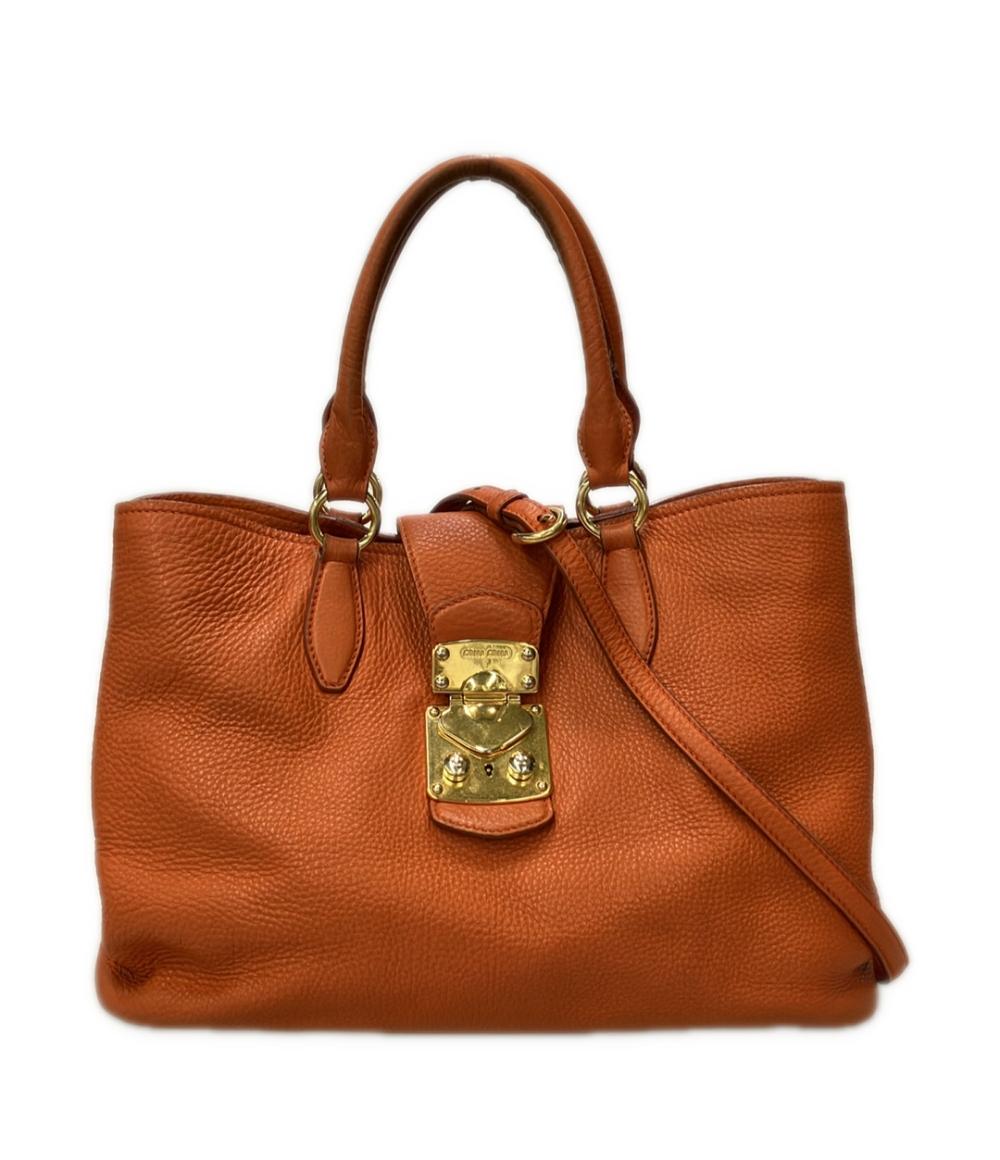 Miu Miu 2way トートバッグ ショルダーバッグ 斜め掛け レディース