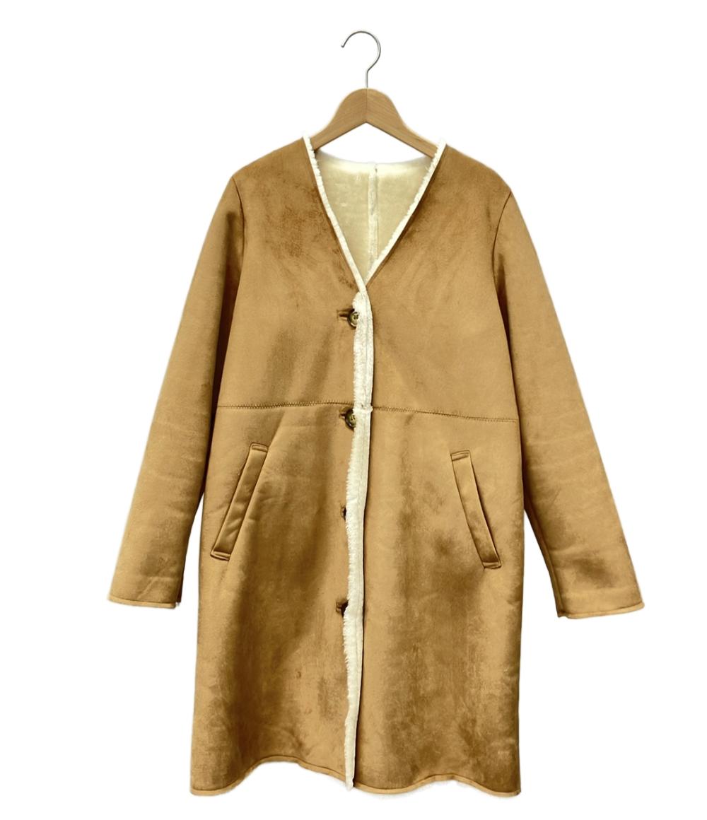 美品 レイビームス エコムートンコート レディース SIZE 1 (S) Ray Beams