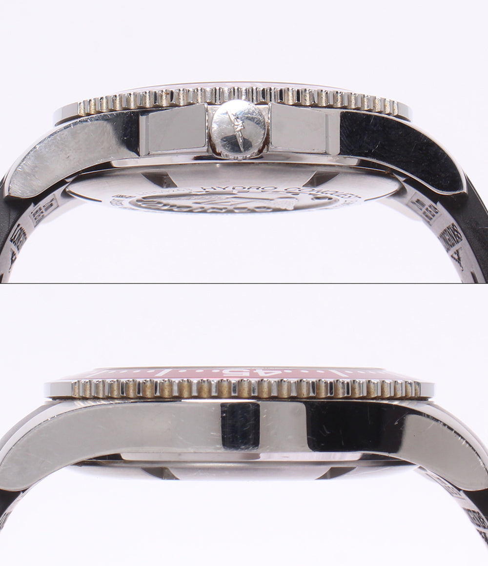 LONGINES 腕時計 ハイドロコンクエスト クオーツ ブラック L3.689.4 メンズ ロンジン