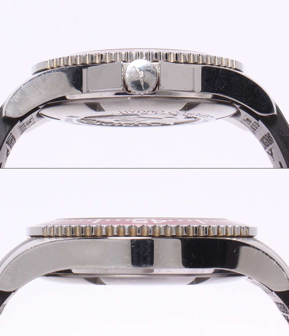 LONGINES 腕時計 ハイドロコンクエスト クオーツ ブラック L3.689.4 メンズ ロンジン