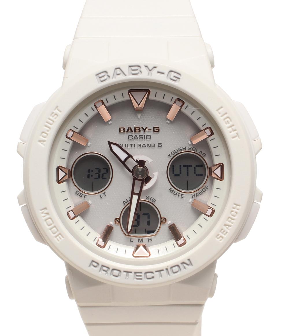 美品 CASIO 腕時計 ビーチトラベラー Baby-G ソーラー BGA-2500 レディース カシオ