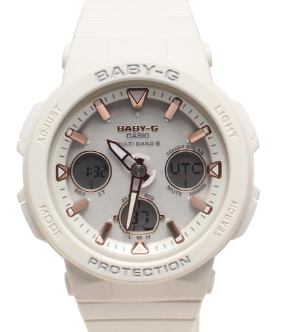 美品 CASIO 腕時計 ビーチトラベラー Baby-G ソーラー BGA-2500 レディース カシオ