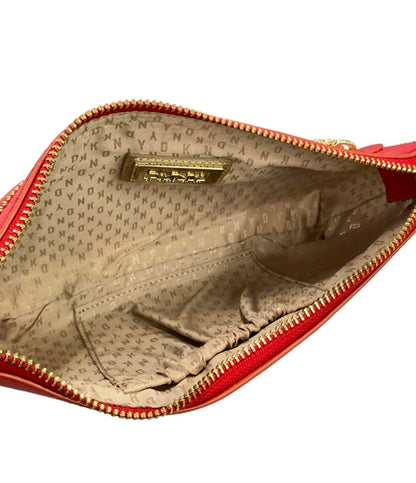 美品 DKNY DONNA KARAN NEW YORK ショルダーバッグ 2WAY 肩掛け 斜め掛け レザー レディース ダナキャランニューヨーク