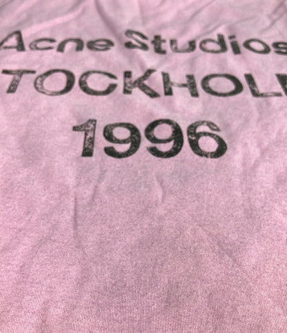 Acne Studios 半袖 スプレー加工ロゴTシャツ ダメージ加工 FN-UX-TSH1000013  CL0196 メンズ レディース SIZE XS アクネ ストゥディオズ