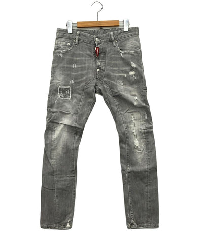 ディースクエアード ダメージ加工デニムパンツ ボタンフライ S71B0530 メンズ SIZE 44 (XS) DSQUARED2