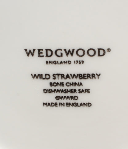 美品 WEDGWOOD マリアージュボウル 皿 2点セット 20cm ワイルドストロベリー ウェッジウッド