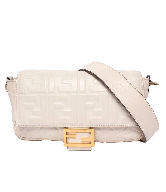 訳あり FENDI ショルダーバッグ 肩掛け バゲット ズッカ 8BR600 A72V 209 8007 レディース フェンディ