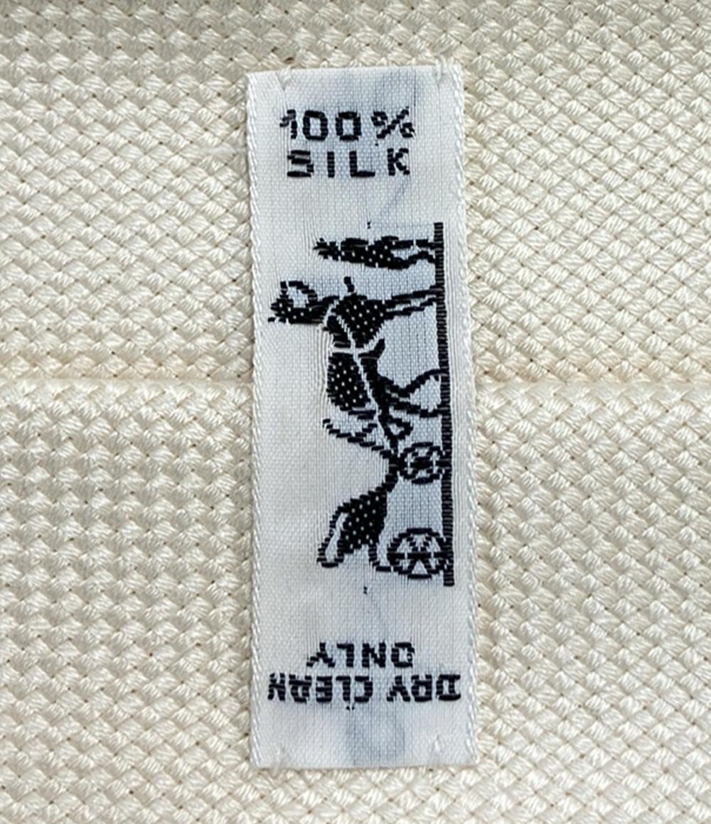 エルメス ネクタイ シルク100% 縫い目デザイン 233623 SA メンズ HERMES