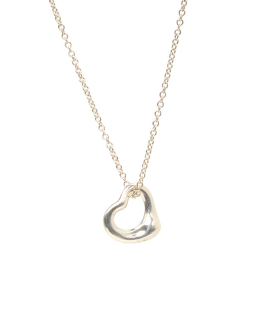 Tiffany & Co. ネックレス SV925 オープンハート エルサ ペレッティ レディース ティファニー