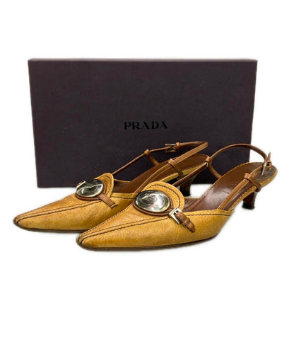 PRADA スリングバックパンプス レディース SIZE 37 (23.5cm) プラダ