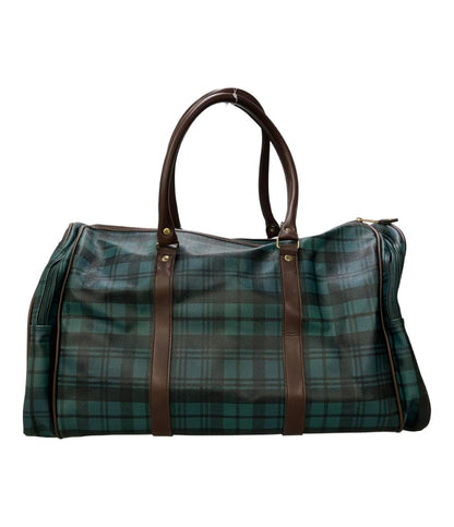 リーブクラブ ボストンバッグ チェック メンズ LEAVE CLUB