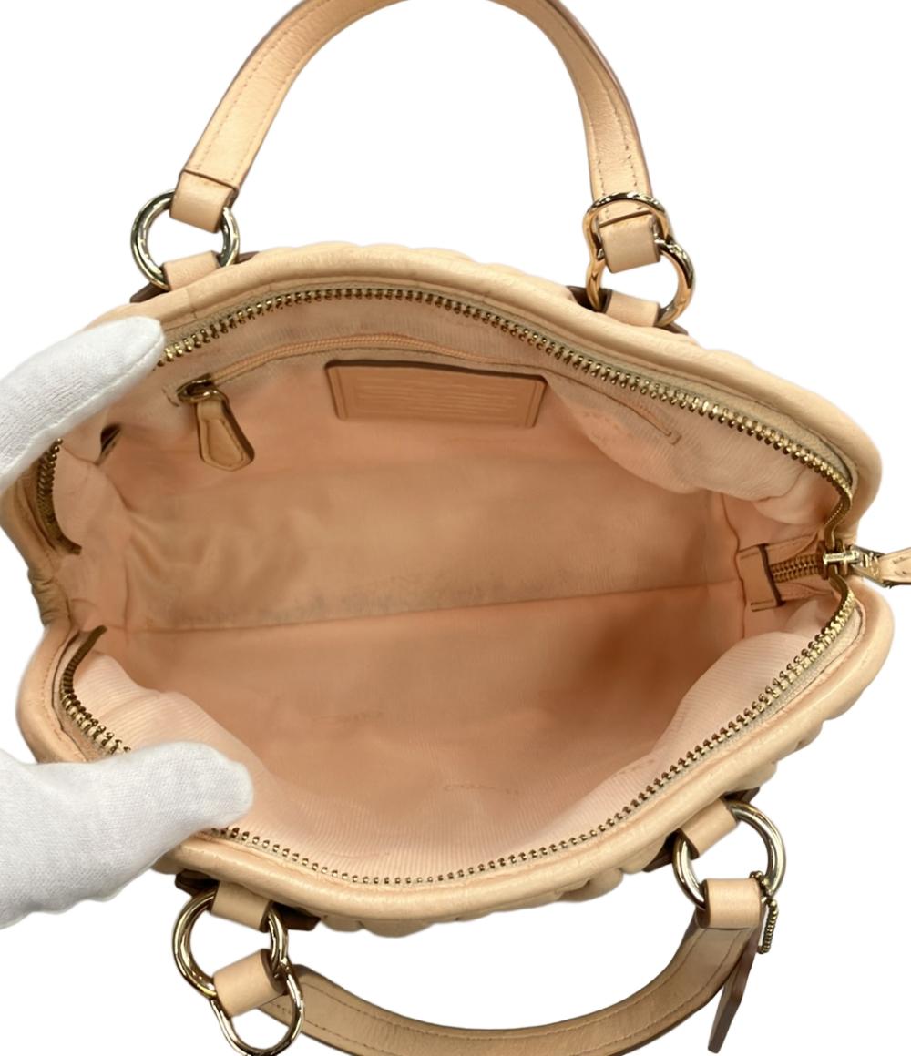 COACH ハンドバッグ ショルダーバッグ 2WAY 斜め掛け ミニノリータ サッチェル ギャザー 34370 レディース コーチ