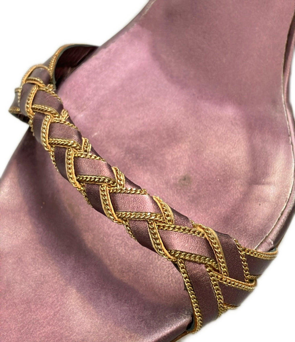 BOTTEGA VENETA アンクルストラップサンダル レディース SIZE 37 ボッテガ・ヴェネタ