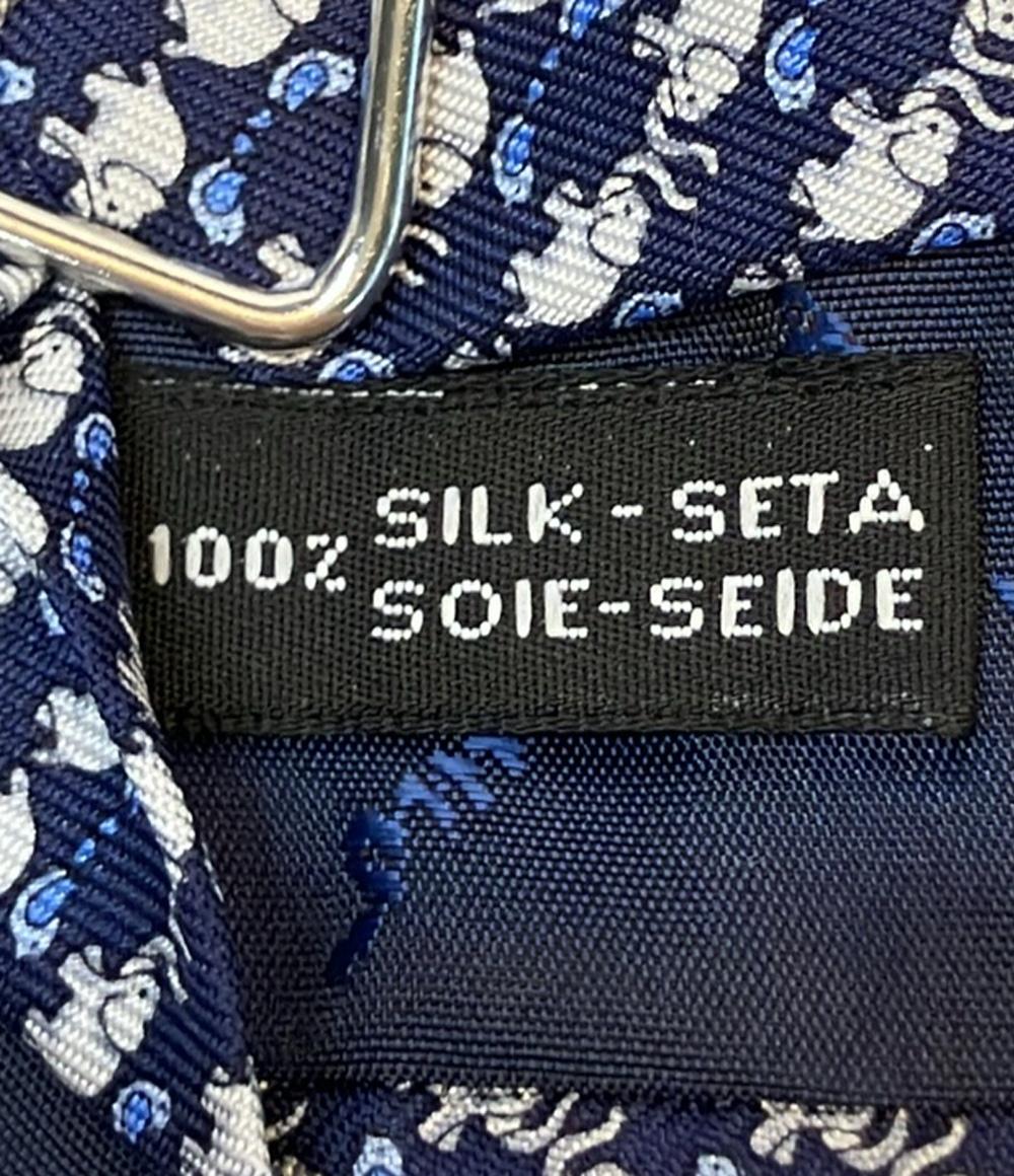 美品 サルヴァトーレフェラガモ ネクタイ シルク100% メンズ Salvatore Ferragamo