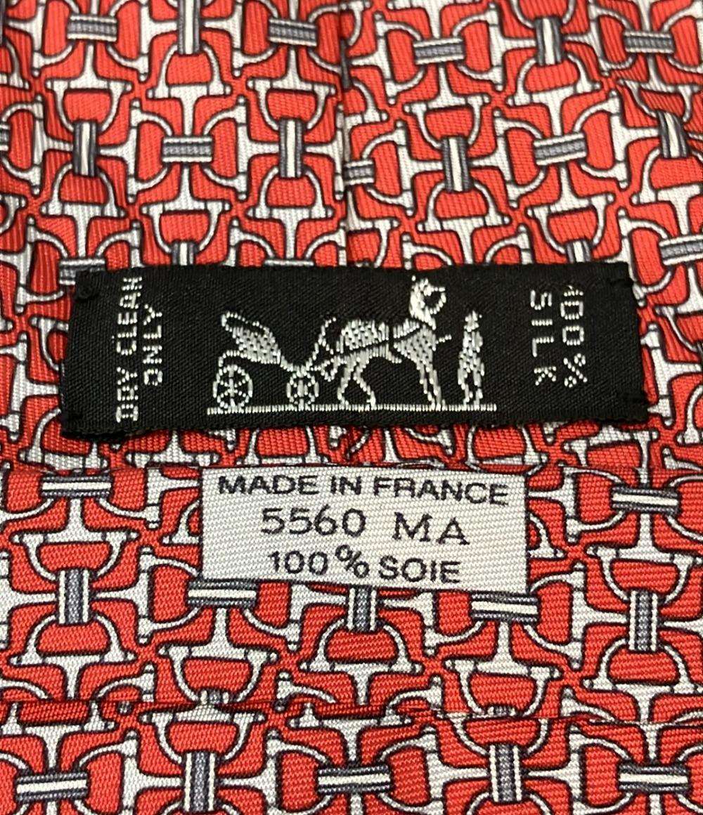 美品 エルメス ネクタイ シルク100% メンズ HERMES