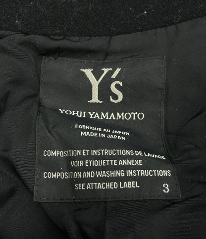 ヨウジヤマモト ウールハイネックリブコート YC-C28-113 メンズ SIZE 3 (L) Yohji Yamamoto