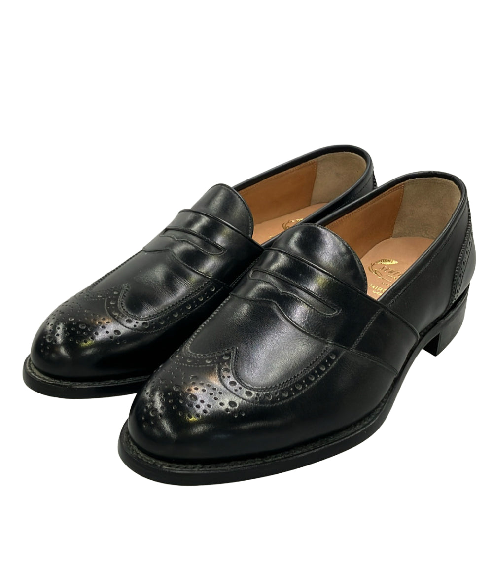 美品 SCOTCH GRAIN ローファー ウィングチップ メンズ SIZE 25.5 スコッチグレイン