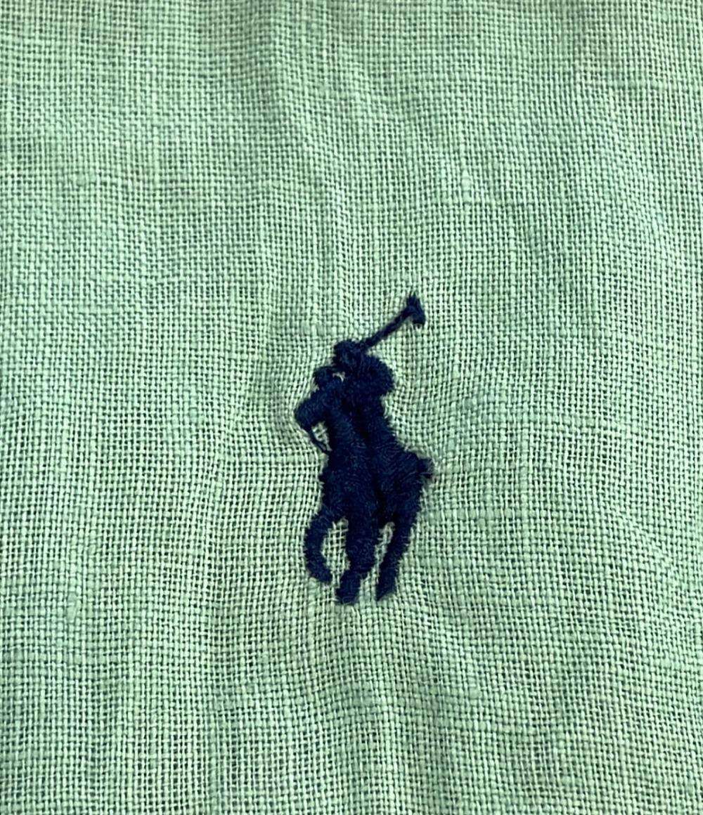 POLO RALPH LAUREN 長袖 リネンシャツ メンズ SIZE L ポロ・ラルフローレン