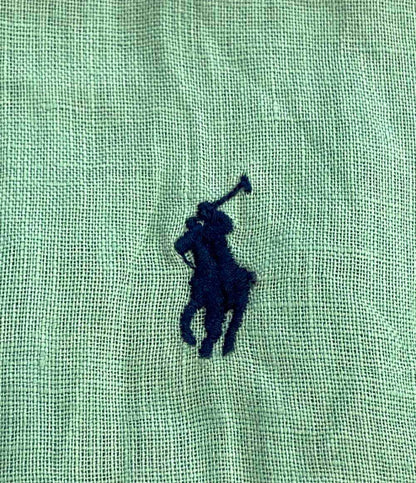 POLO RALPH LAUREN 長袖 リネンシャツ メンズ SIZE L ポロ・ラルフローレン