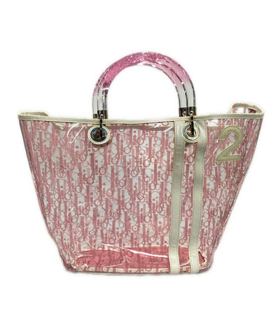 Christian Dior ハンドバッグ トートバッグ ビニール ポーチ付き トロッター レディース クリスチャンディオール