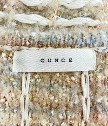 Ounce ツイード ジャケット Vanity tweed cardigan レディース オンス