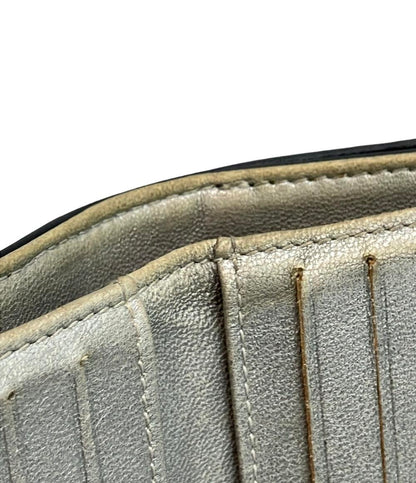 CHANEL 二つ折り財布 シルバー金具 カメリア レディース シャネル