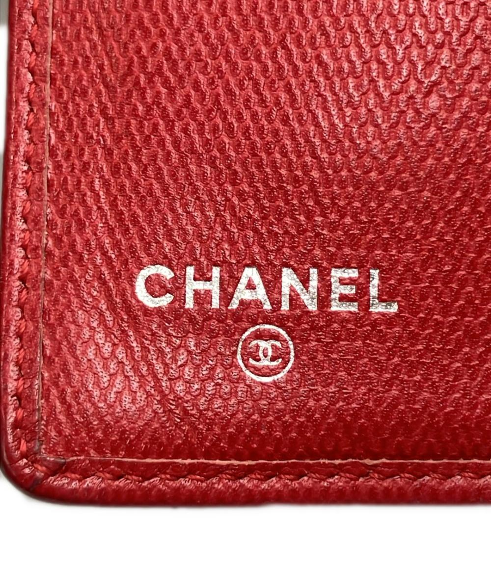 CHANEL 長財布 レザー ココマーク シルバー金具 14番台 レディース シャネル