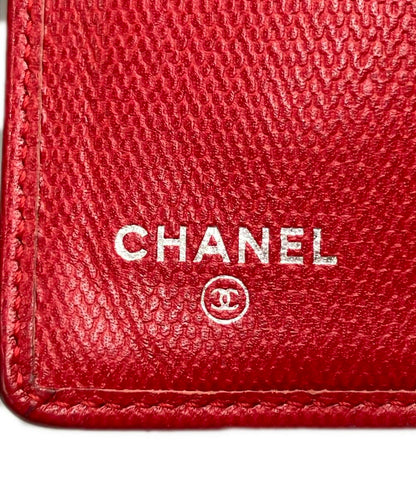 CHANEL 長財布 レザー ココマーク シルバー金具 14番台 レディース シャネル
