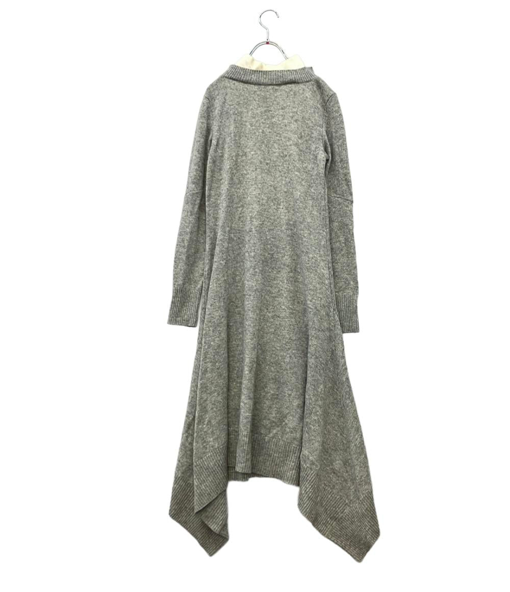 試着のみ　破格！SACAI ニットブラウス sacai（サカイ）ブラウス 黒 サイズ:2(M位) レディース/2200680752048