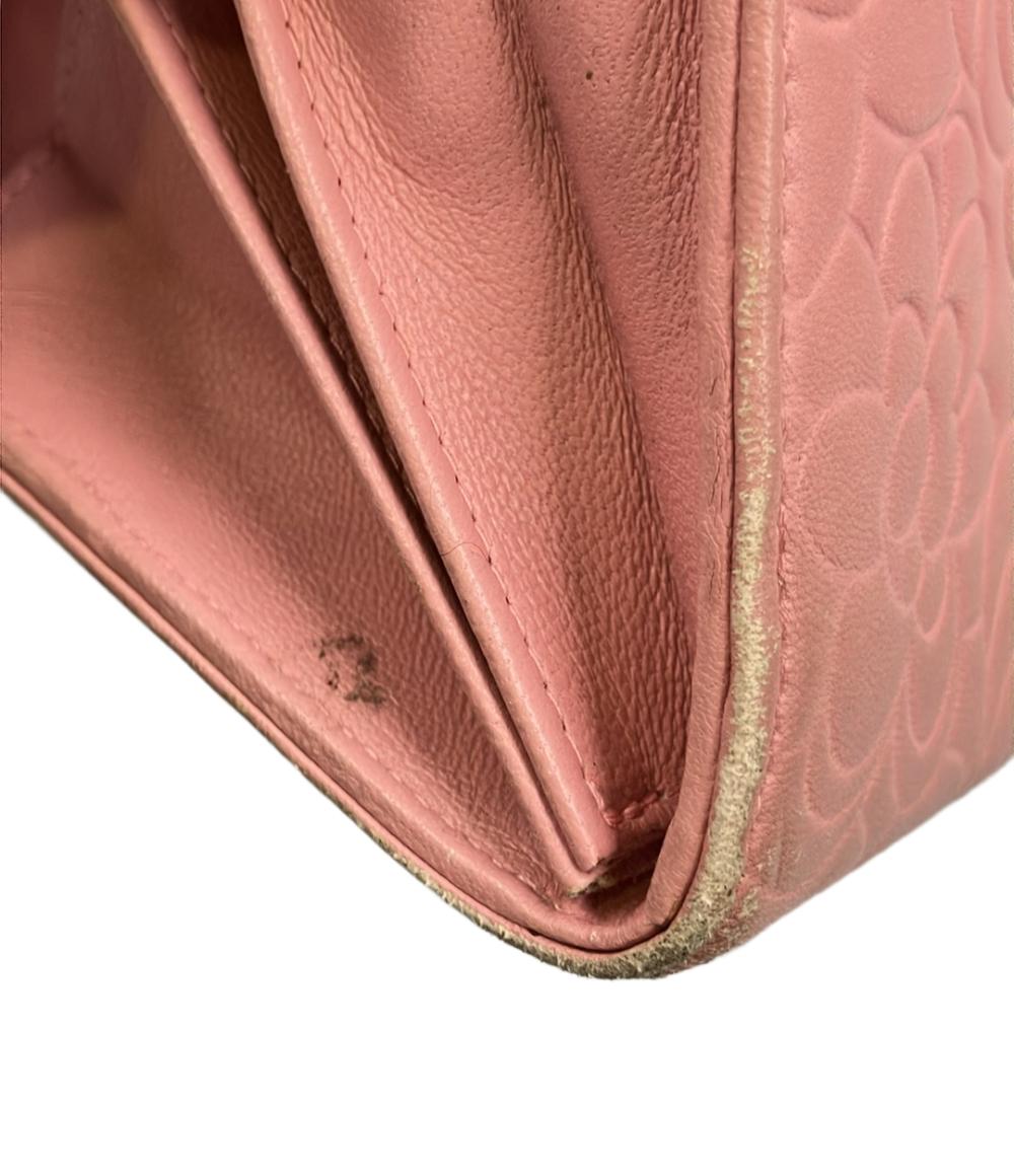 CHANEL 長財布 シルバー金具 14番台 カメリア レディース シャネル