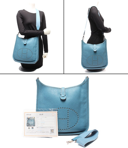 HERMES ショルダーバッグ □I刻印 シルバー金具 肩掛け 斜め掛け エブリン1 PM レディース メンズ エルメス