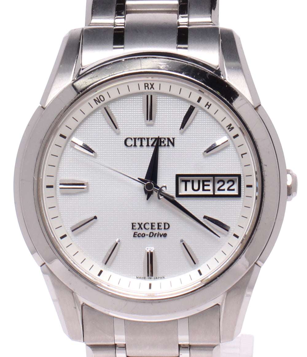 CITIZEN 腕時計 エクシード EXCEED ソーラー ホワイト H10B-T015620 メンズ シチズン