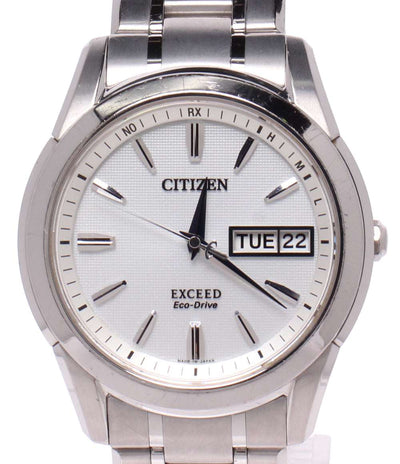 CITIZEN 腕時計 エクシード EXCEED ソーラー ホワイト H10B-T015620 メンズ シチズン