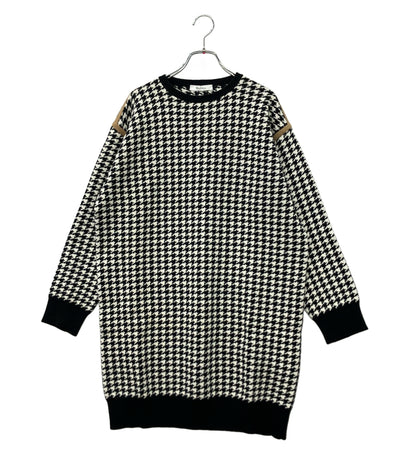 MAX MARA ニットワンピース 千鳥格子柄 レディース SIZE S マックスマーラ