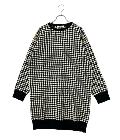 MAX MARA ニットワンピース 千鳥格子柄 レディース SIZE S マックスマーラ