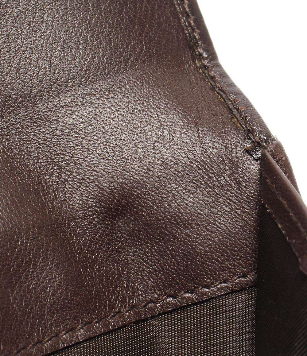 美品 クリスチャンディオール Wホック 二つ折り財布 レディース Christian Dior