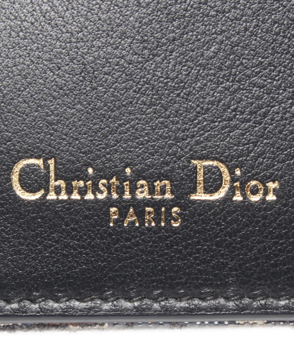 Christian Dior 二つ折り財布 オブリーク レディース クリスチャンディオール