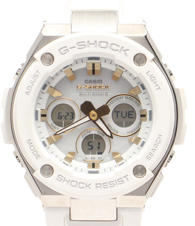 CASIO 腕時計 G-SHOCK ジースチール ソーラー ホワイト GST-W300 メンズ カシオ