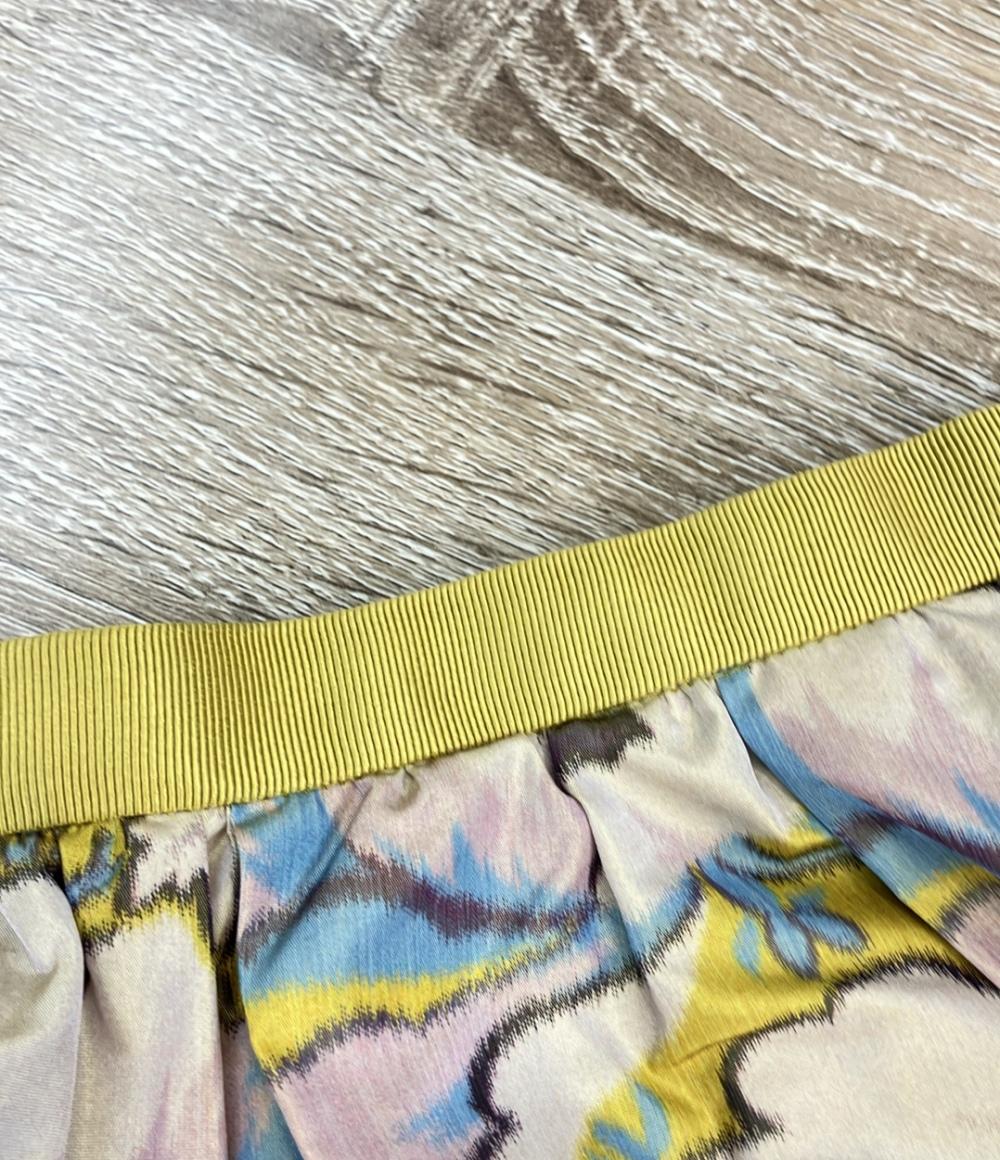 Drawer ロングスカート フラワープリント タックフレア 6524-299-1665 レディース SIZE 36 (XS) ドゥロワー